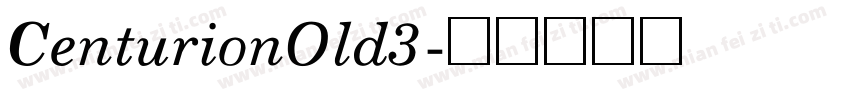 CenturionOld3字体转换