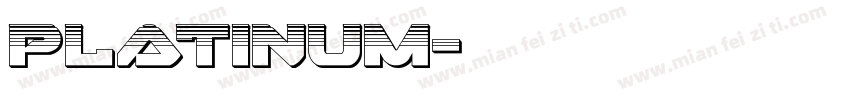 Platinum字体转换