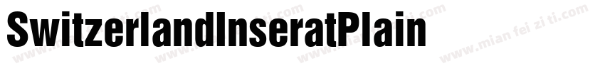 SwitzerlandInseratPlain字体转换