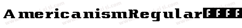 AmericanismRegular字体转换