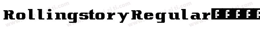 RollingstoryRegular-字体转换