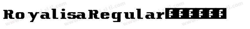 RoyalisaRegular字体转换