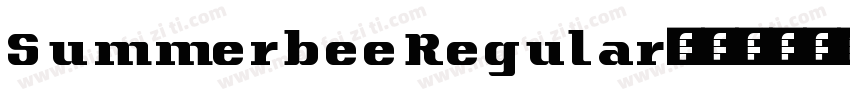 SummerbeeRegular字体转换