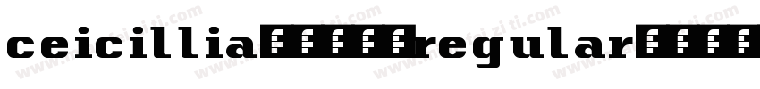 ceicillia16121regular字体转换