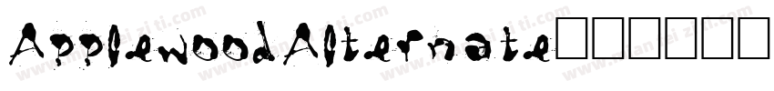 ApplewoodAlternate字体转换
