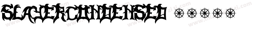 SlayerCondensed字体转换