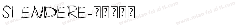 slendere字体转换