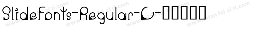 SlideFonts-Regular-G字体转换