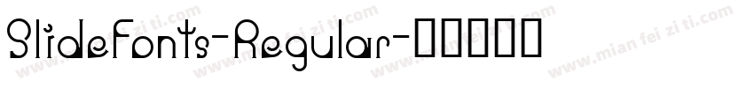 SlideFonts-Regular字体转换