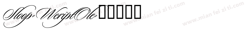 Sloop-WcriptOle字体转换