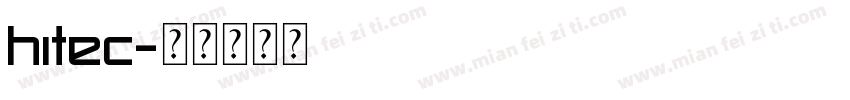 hitec字体转换