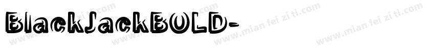 BlackJackBOLD字体转换
