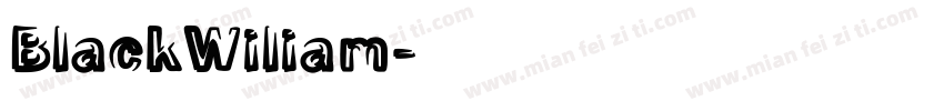 BlackWiliam字体转换