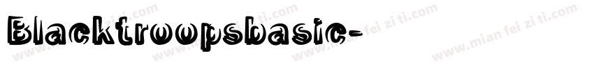 Blacktroopsbasic字体转换