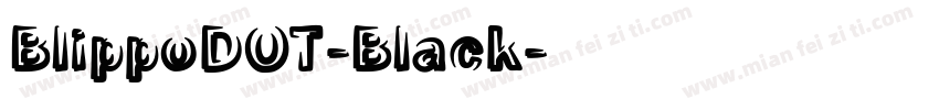 BlippoDOT-Black字体转换