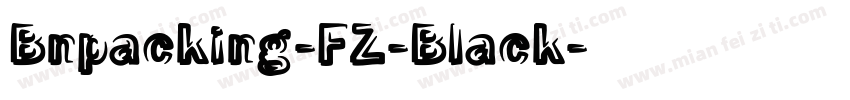 Bnpacking-FZ-Black字体转换