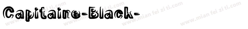 Capitaine-Black字体转换