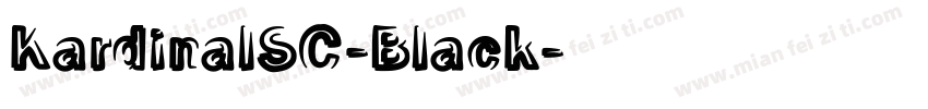KardinalSC-Black字体转换