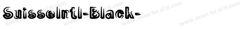 Suisselntl-Black字体转换