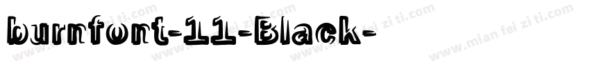 burnfont-11-Black字体转换
