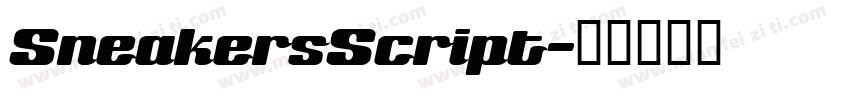 SneakersScript字体转换