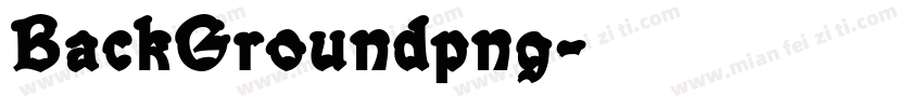 BackGroundpng字体转换