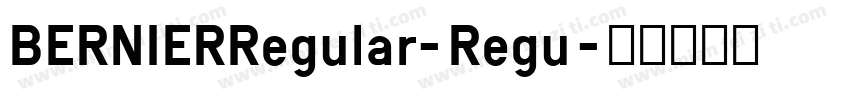 BERNIERRegular-Regu字体转换