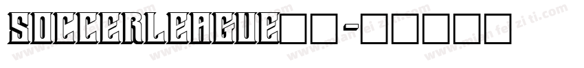 SoccerLeague字体字体转换