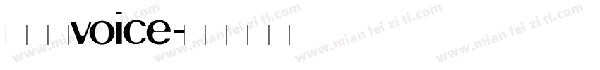 ABBvoice字体转换