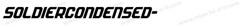 SoldierCondensed字体转换