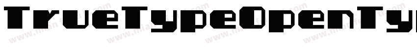 TrueTypeOpenType字体字体转换