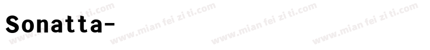 Sonatta字体转换