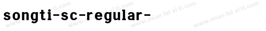 songti-sc-regular字体转换