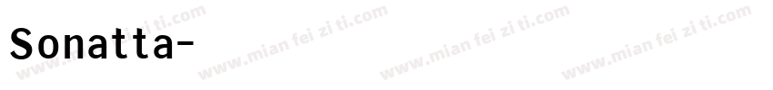 Sonatta字体转换