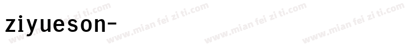 ziyueson字体转换