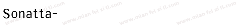 Sonatta字体转换