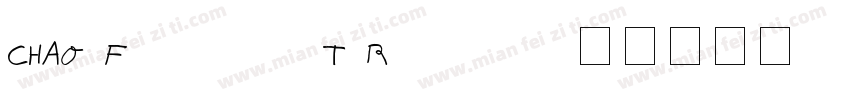 CHAO-FengyunT-Regular字体转换