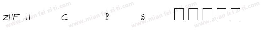 ZHF-HongChao-BangShu字体转换