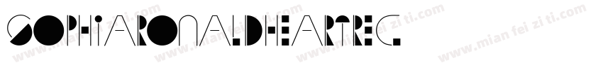 SophiaRonaldheartReg字体转换