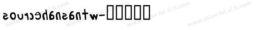 SOURCEHANSANTW字体转换