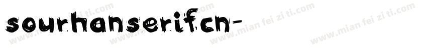 sourhanserifcn字体转换
