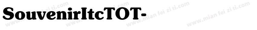 SouvenirItcTOT字体转换