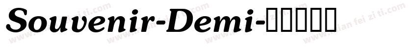 Souvenir-Demi字体转换