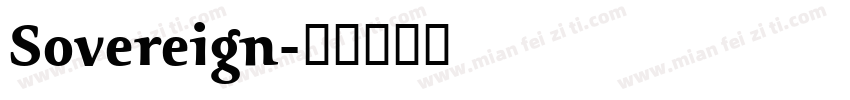 Sovereign字体转换