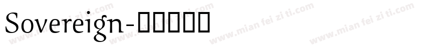 Sovereign字体转换