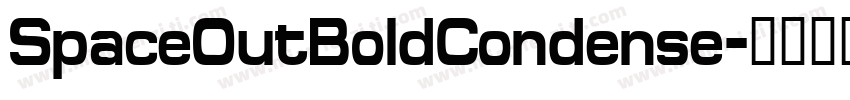 SpaceOutBoldCondense字体转换