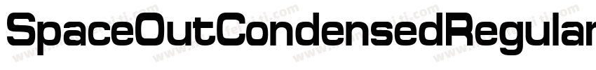 SpaceOutCondensedRegularSWFTE字体转换