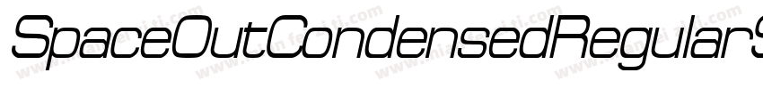SpaceOutCondensedRegularSWFTE字体转换