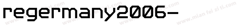regermany2006字体转换