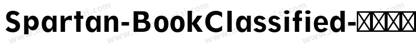 Spartan-BookClassified字体转换